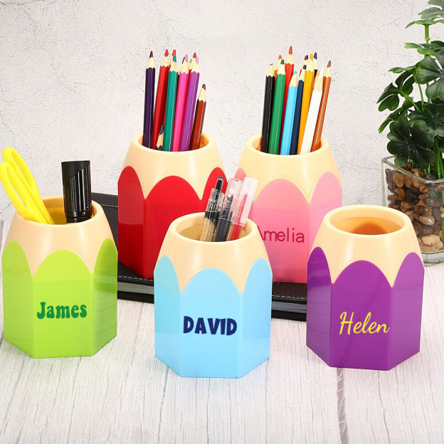 Personalized Kid Pencil Holder (Colored Markpen Included) | CWToy70