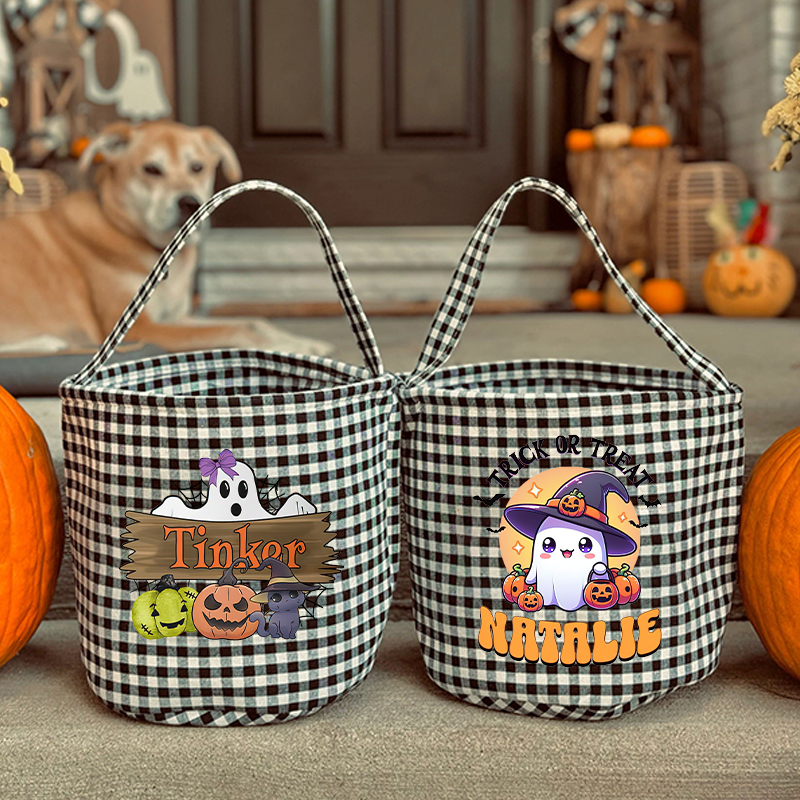 Personalized Lovely Halloween Bucket | CWHalloween1401