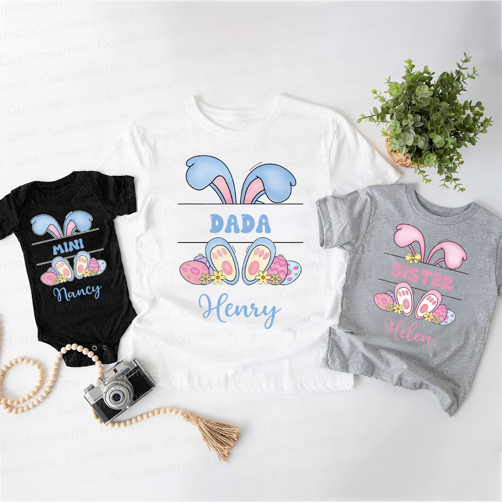 Personalized Family Happy Easter Matching Shirt | CWEaster53