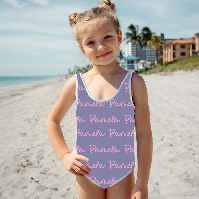 Personalized Monogram Color Swimsuit for Summer | InSwin05