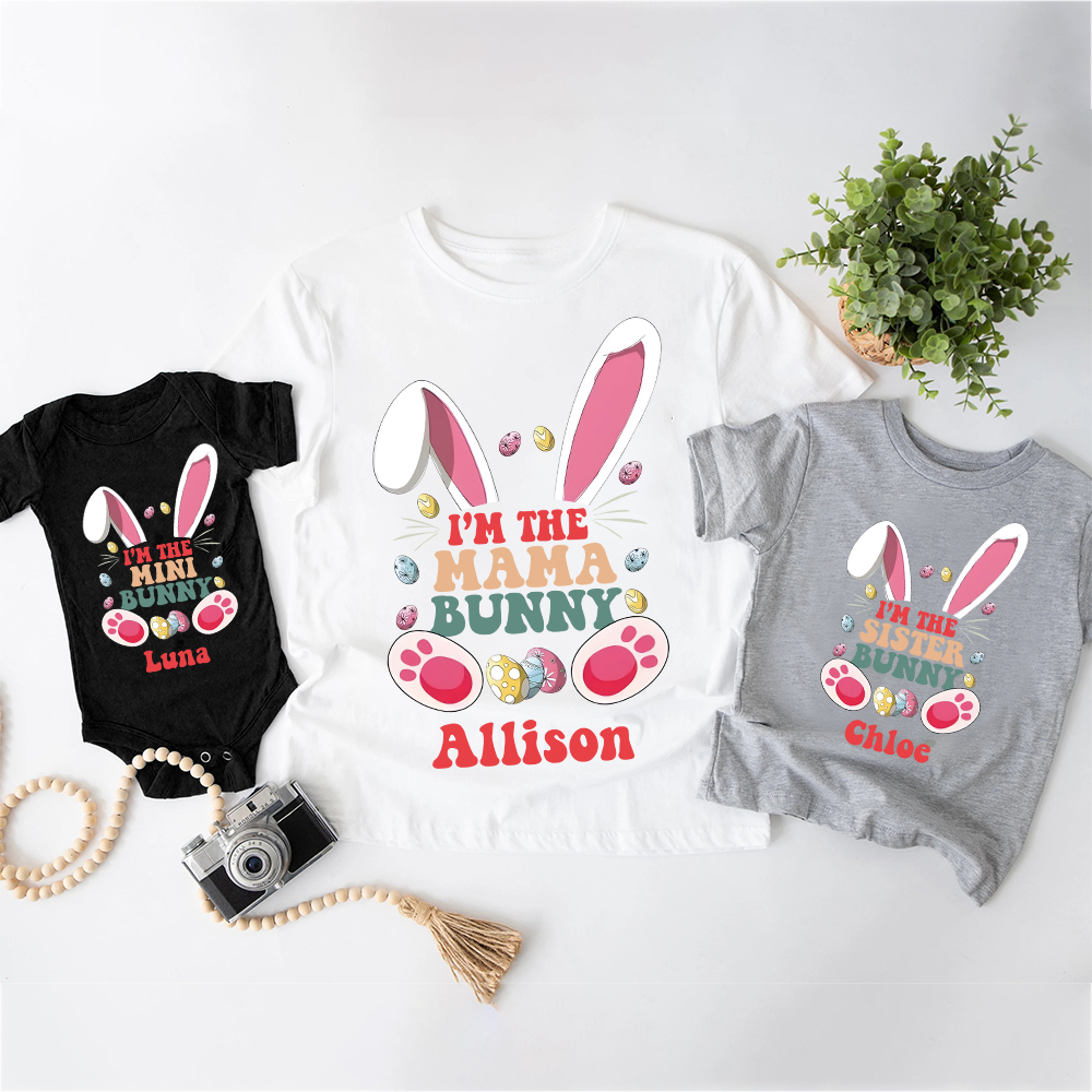 Personalized Family Happy Easter Matching Shirt | CWEaster59