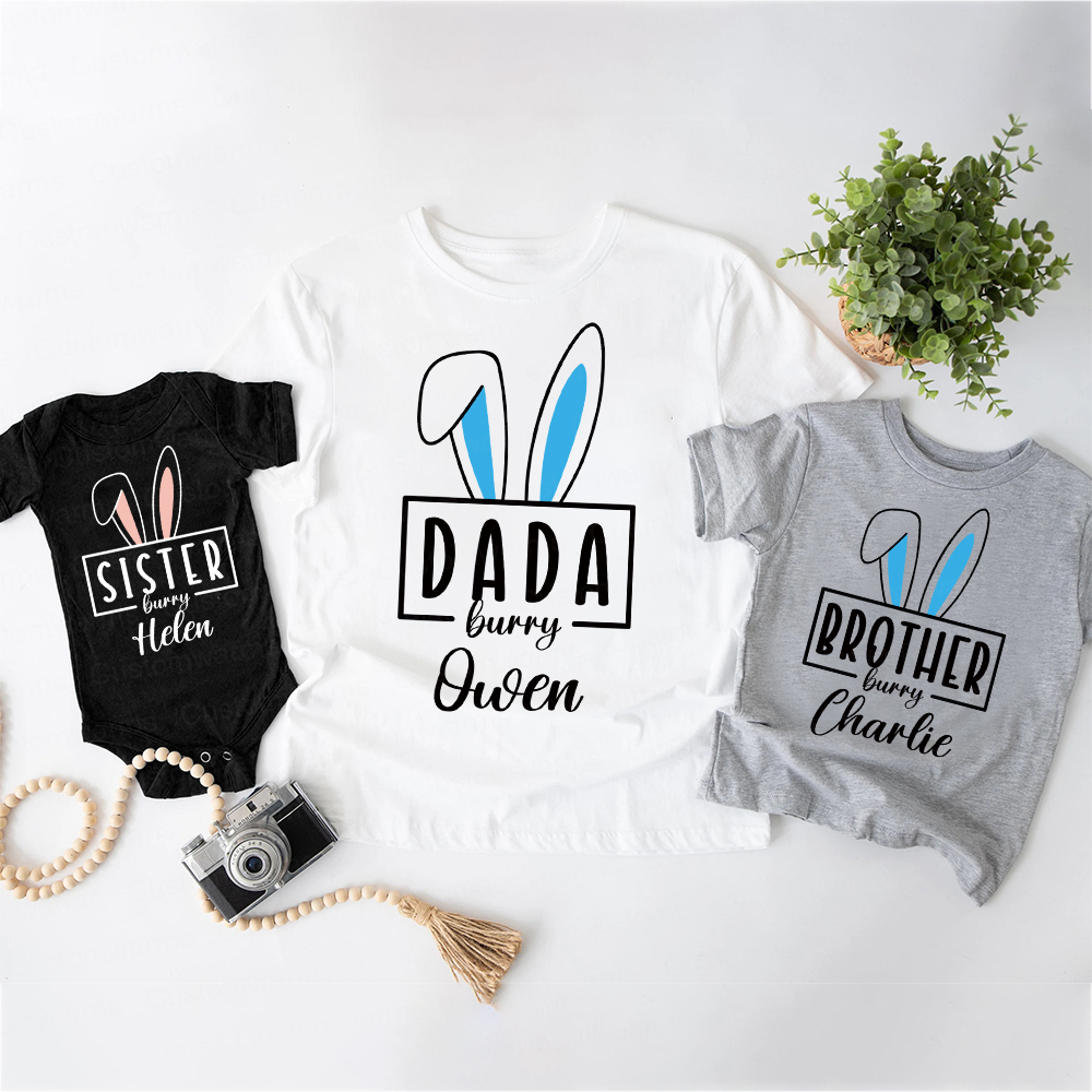 Personalized Family Happy Easter Matching Shirt | CWEaster63