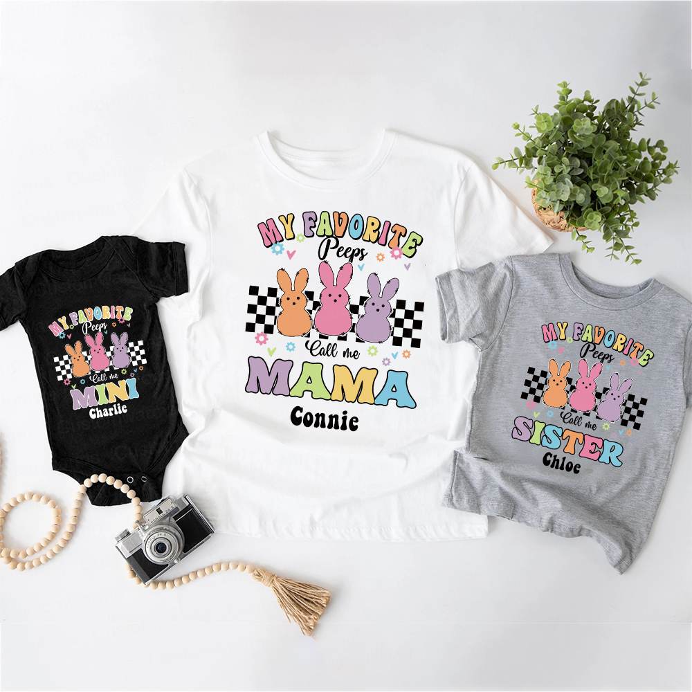 Personalized Family Happy Easter Matching Shirt | CWEaster72