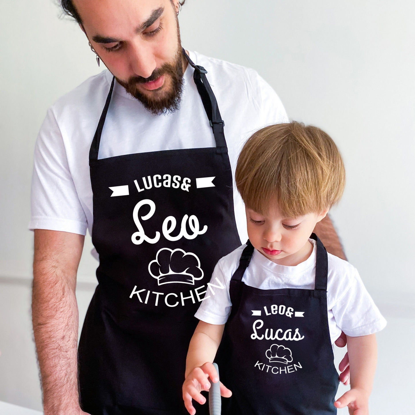 Personalised Multifunctional Waterproof Matching Family Apron | Apron30