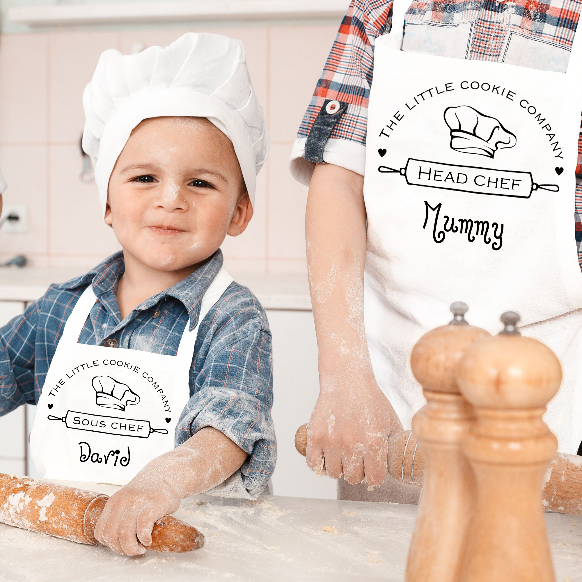 Personalised Multifunctional Waterproof Matching Family Apron | Apron41
