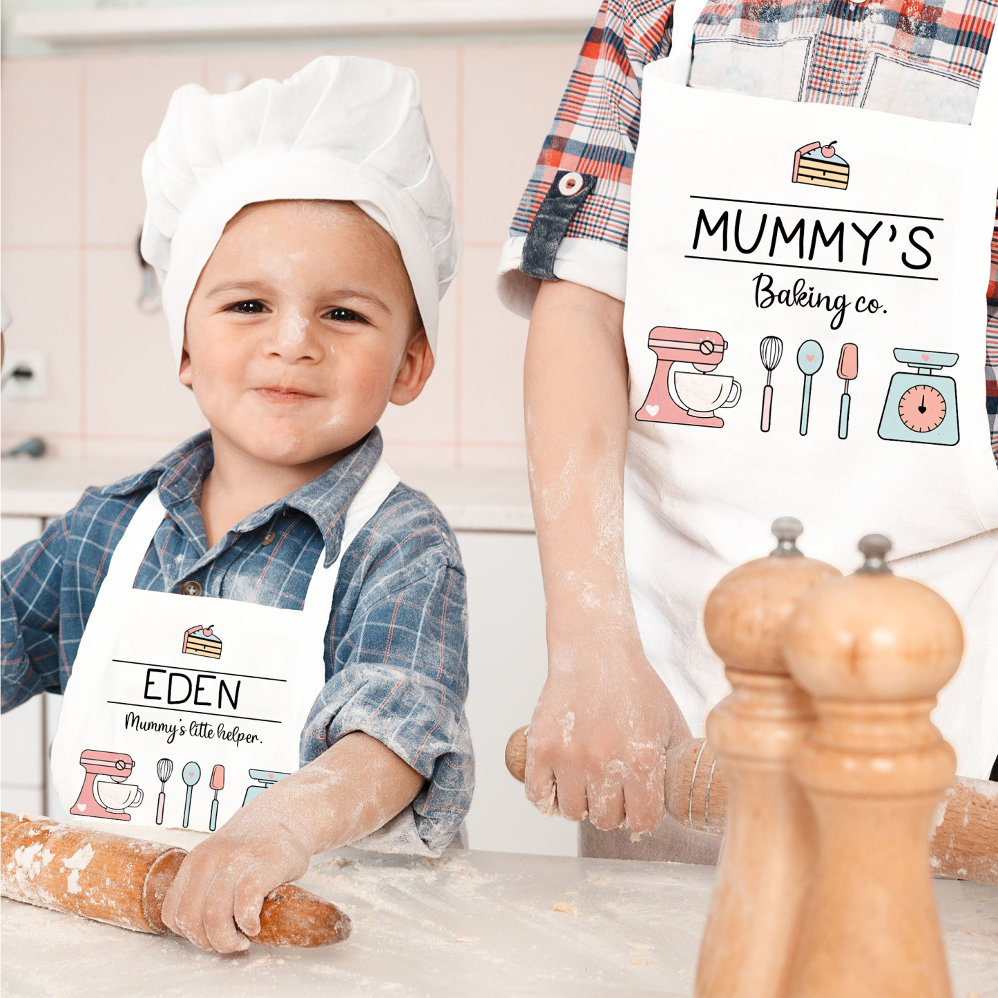 Personalised Waterproof Matching Family Apron | Apron43