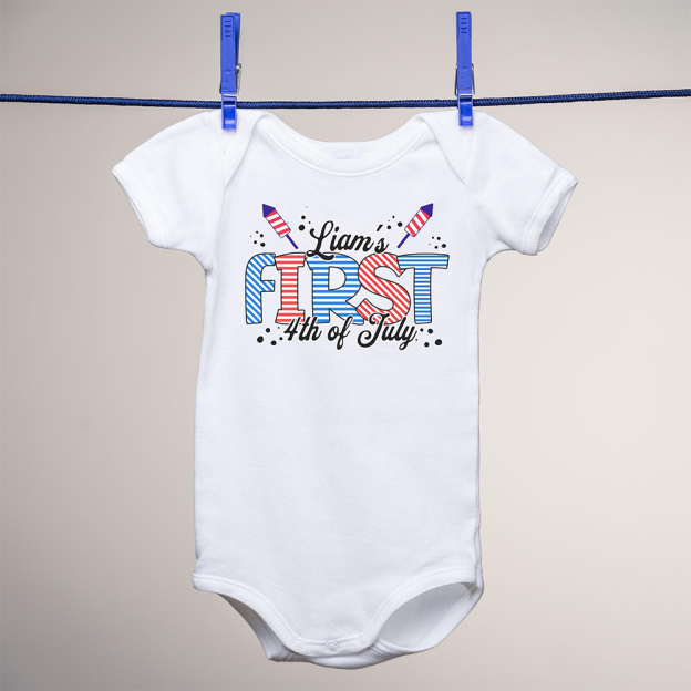 Personalized 4th of July Independence Day Shirts | CWBaby234