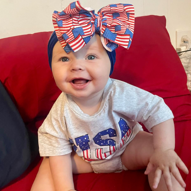Personalized 4th of July Independence Day Romper | CWBaby246
