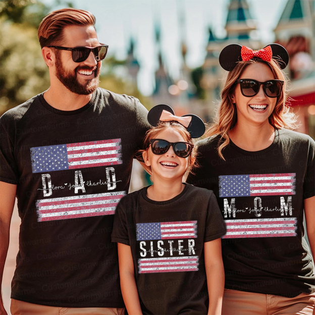 Personalized Matching 4th of July Family Shirt | CWFamily118