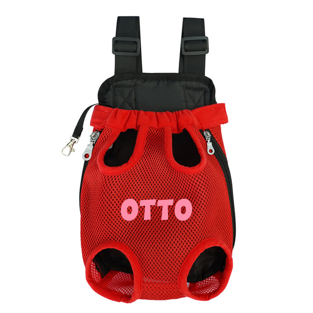 Personalized Dog Front Facing Mesh Pet Carrier | BKPet187