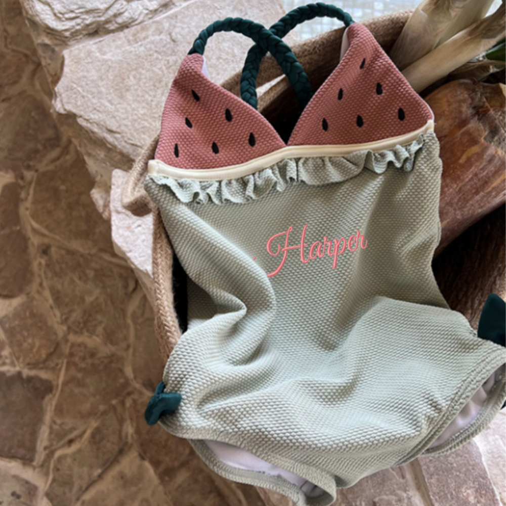 Personalized Embroidery Original Lovely Fruit Swimsuit for Summer | CWBaby56