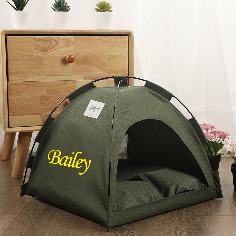 Personalized Foldable Cat Dog Tent Cave  | BKPet195