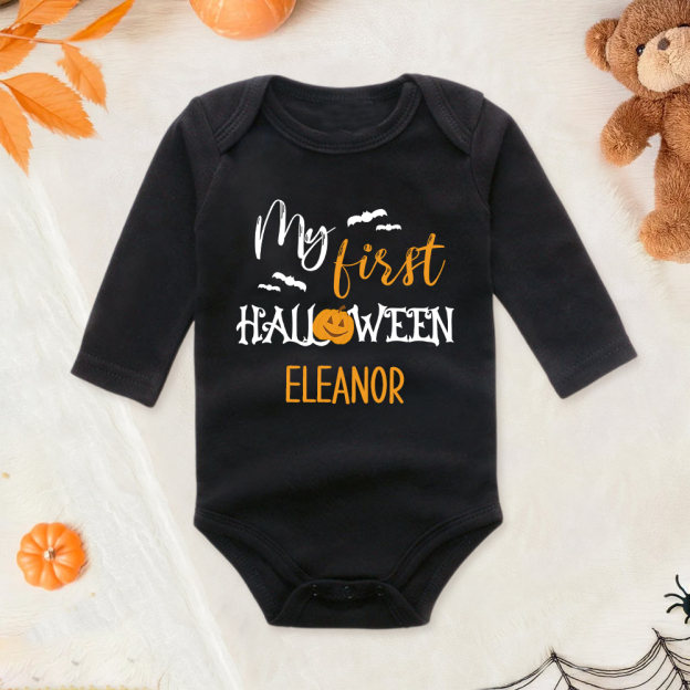 Personalized Baby Lovely First Halloween Outfit | CWHalloween26