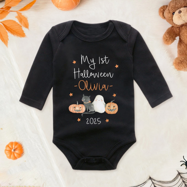 Personalized Baby Lovely First Halloween Outfit | CWHalloween30