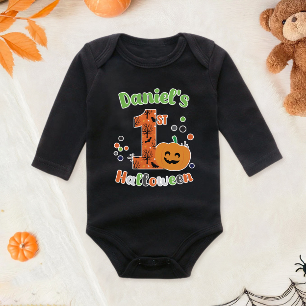 Personalized Baby Lovely First Halloween Outfit | CWHalloween41