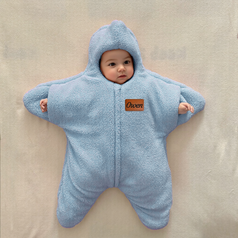 Personalized Baby Newborn Starfish Warm Sleeping Bag | CWBaby293