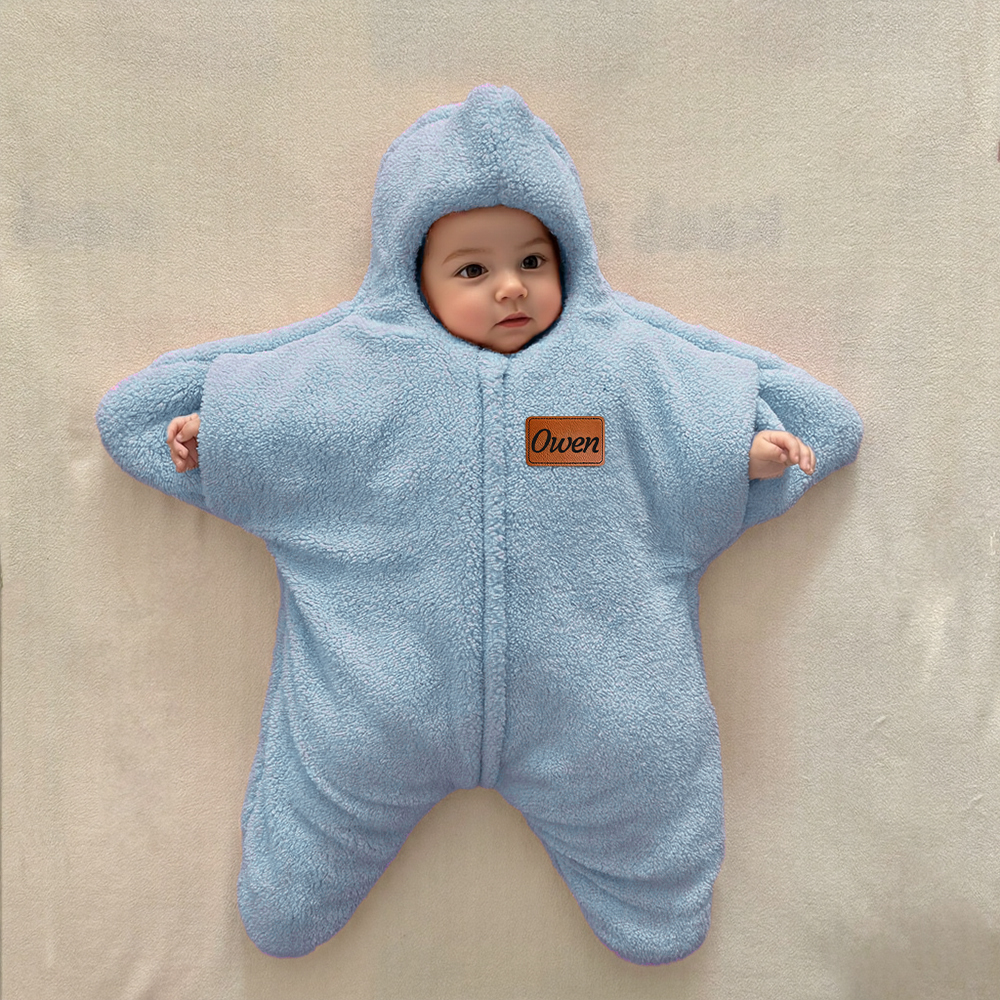 Personalized Baby Newborn Starfish Warm Sleeping Bag | CWBaby293