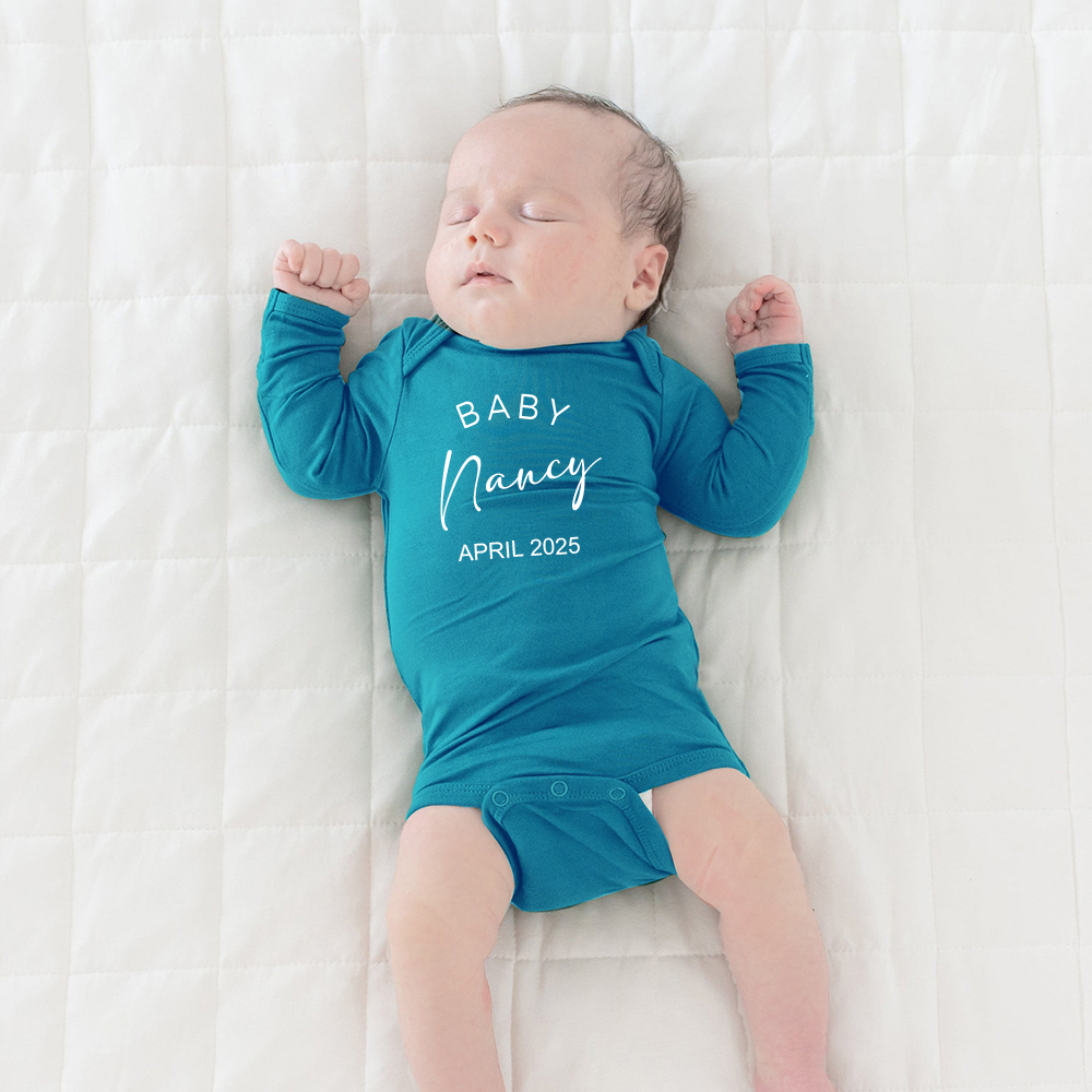 Personalized Personalized Baby Coming Home Romper | CWBaby318