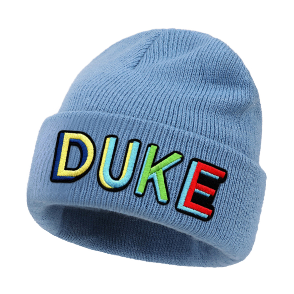 Personalized Colourful Funky Letter Patch Beanies For Kid & Adult | HSKid66