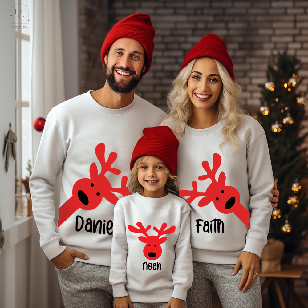 Personalized Christmas Matching Family Sweatshirt | InFamily01