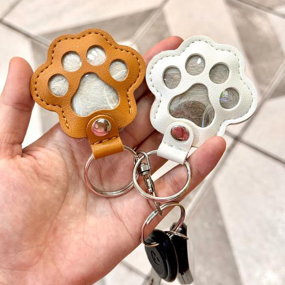 Personalized Pet Fur Storage Memorial Keychain | BKPet253