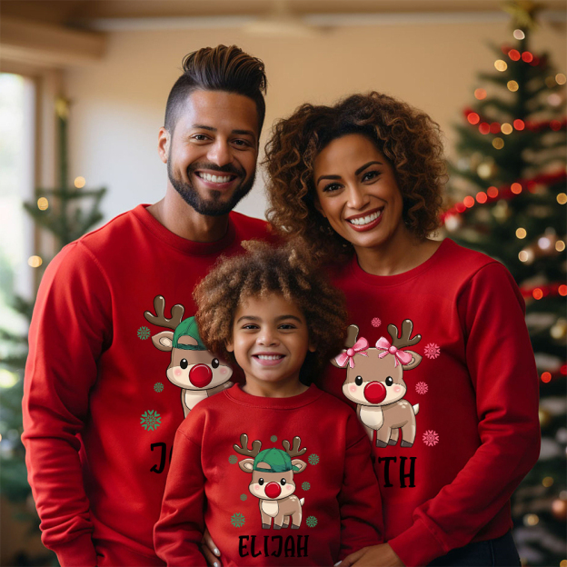 Personalized Christmas Matching Family Sweatshirt | MCGift232