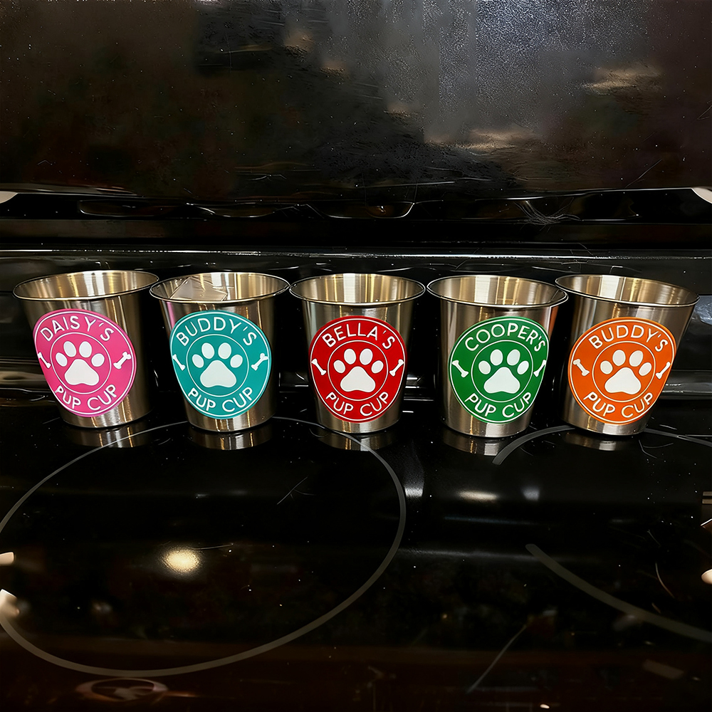 Personalized Pet Stainless Steel Reusable Pup Cup Mug | BKPet26301