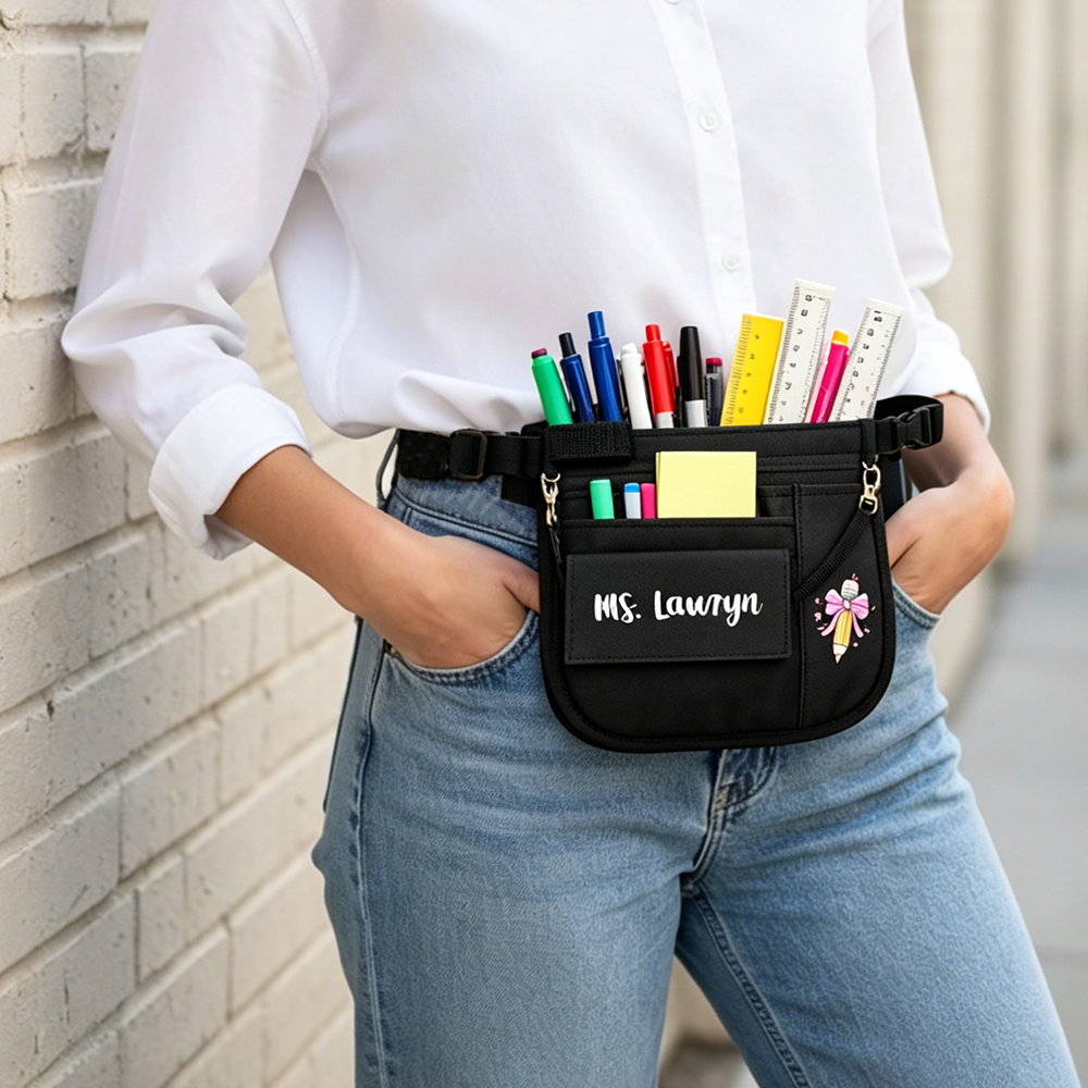 Personalized Teacher Storage Waist Bag | CWTeach13