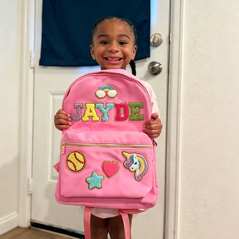Personalized Hand Patch Kids Lovely Backpack｜CWPack0902