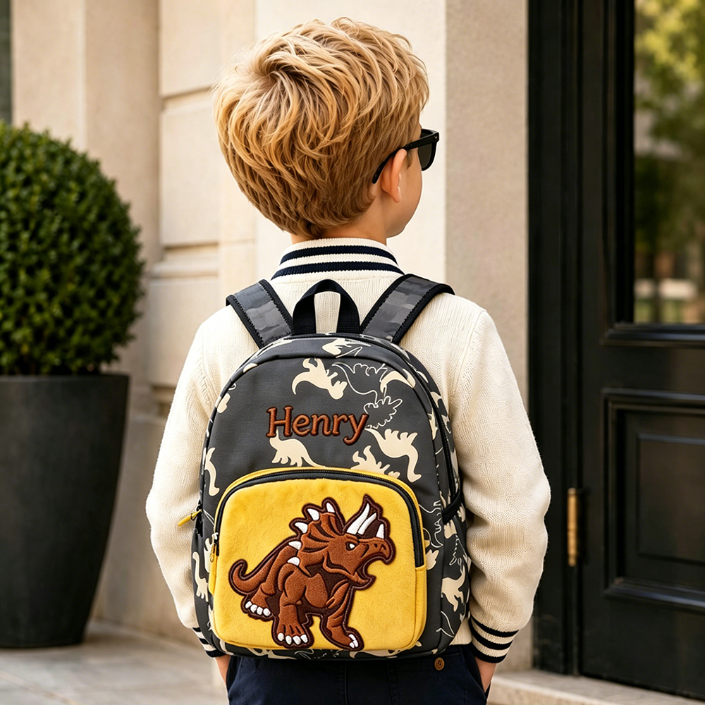 Personalized Embroidery Dinosaur Backpack for Boys | CWPack381