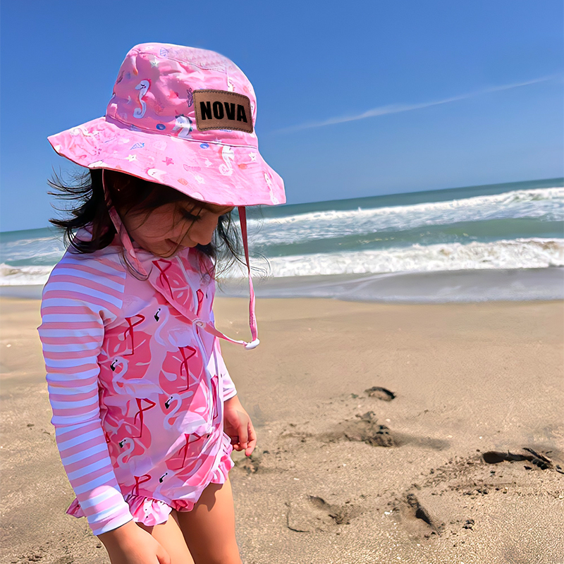Personalized Leather Patch Bucket Hat for Comfort & Unique | CWBeach127
