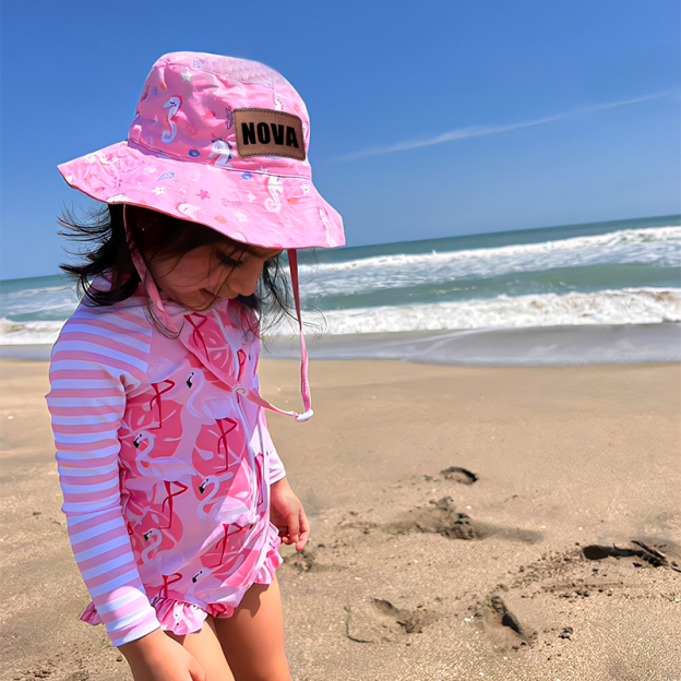 Personalized Leather Patch Bucket Hat for Comfort & Unique | CWBeach127