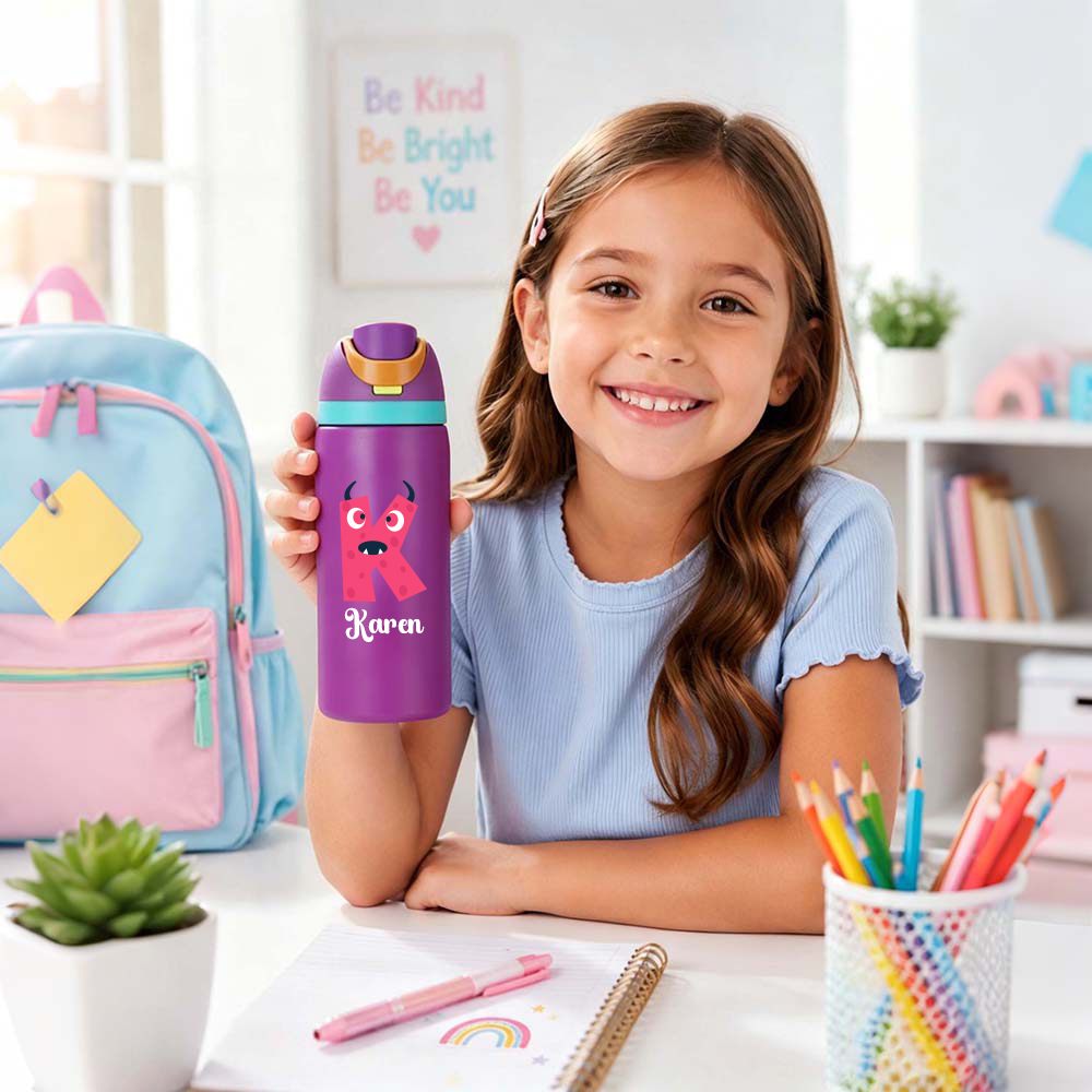 Personalized BPA Free 24oz/32oz Kids Water Bottle | YouBottle100