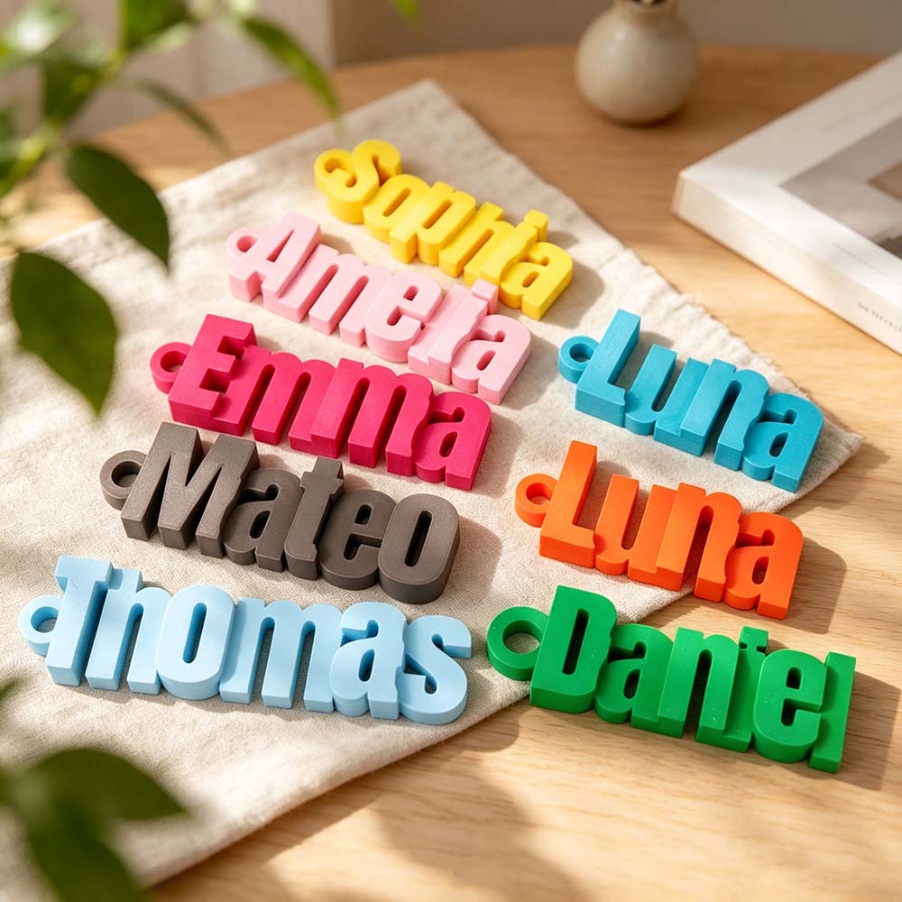 Personalized 3D Printed Name Tag | CWGift78