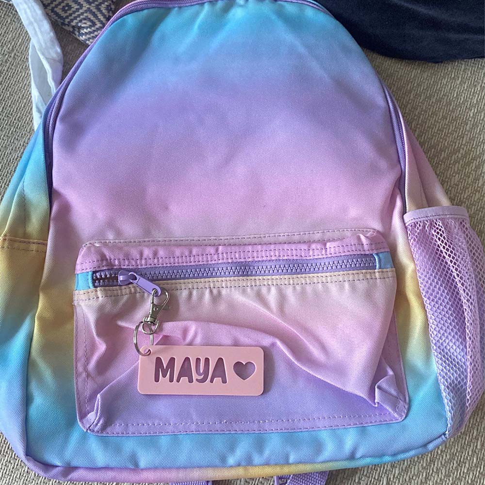 Personalized 3D Printed Back To School Bag Tag | CWGift84