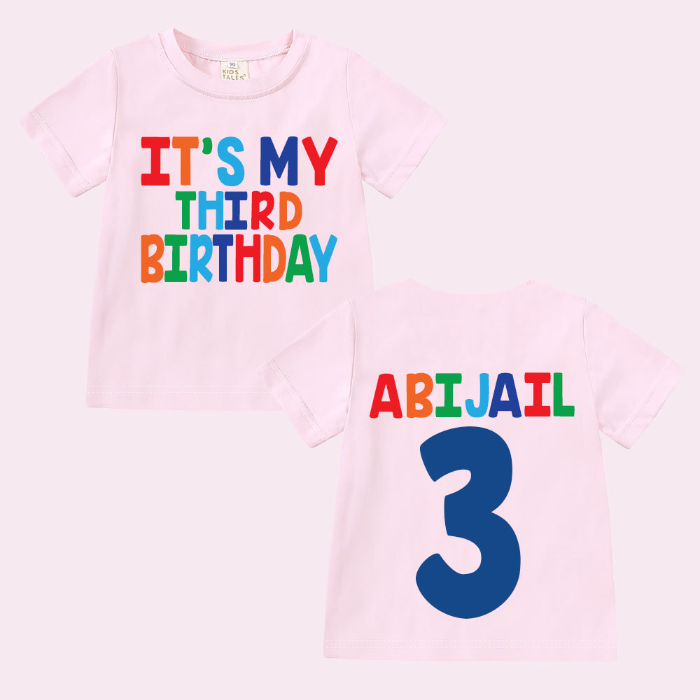 Personalized My First Birthday T-Shirt | inBirth24