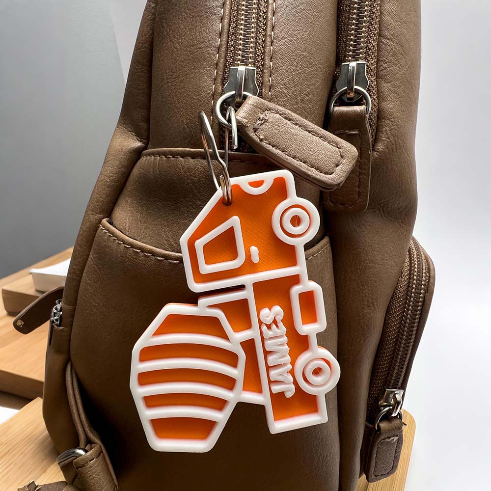 Personalized 3D Printed Backpack Name Tag With Diverse Styles | CWGift106