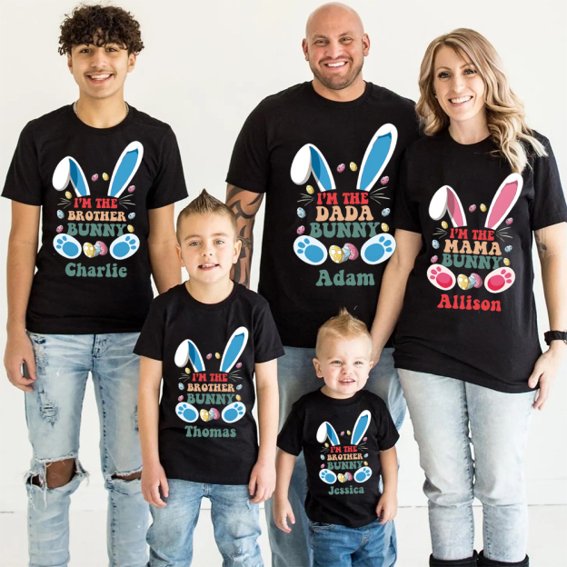 Personalized Family Happy Easter Matching Shirt | CWEaster59