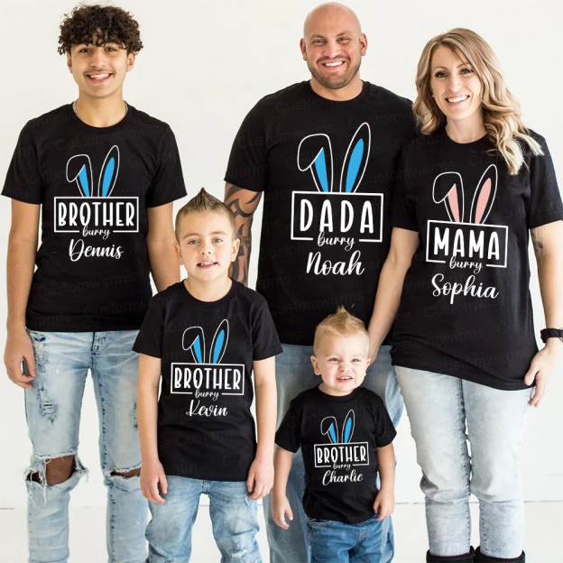 Personalized Family Happy Easter Matching Shirt | CWEaster63