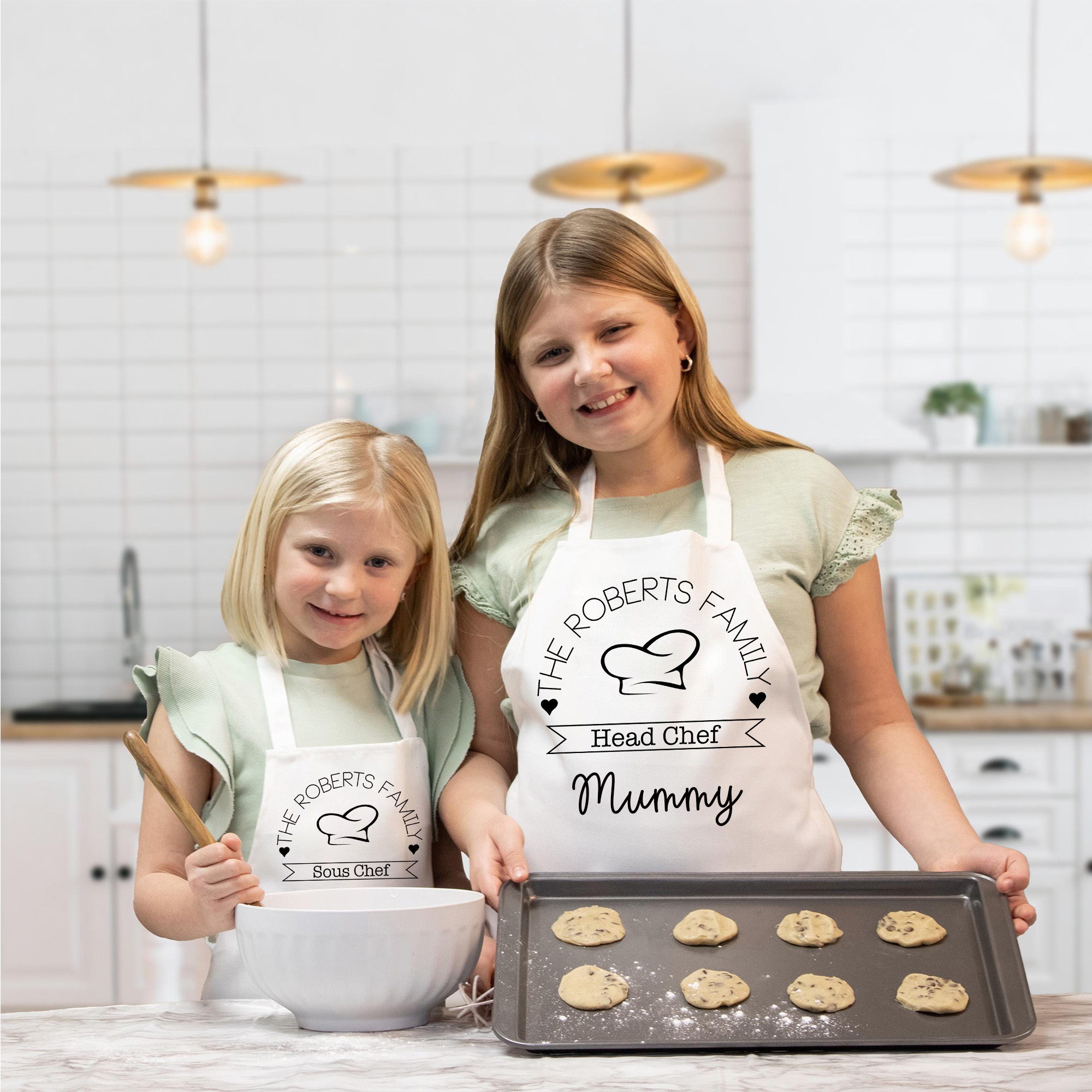 Personalised Multifunctional Waterproof Matching Family Apron | Apron42