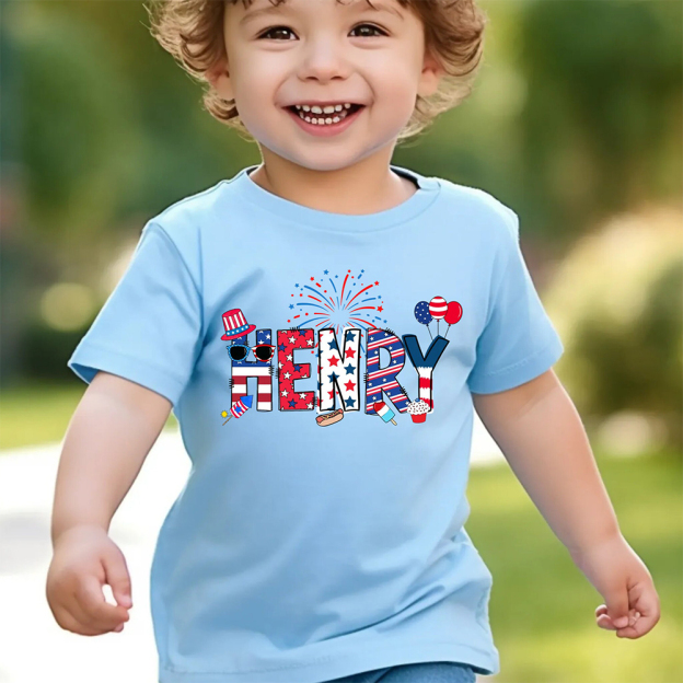 Personalized 4th of July Independence Day Shirts | CWBaby242