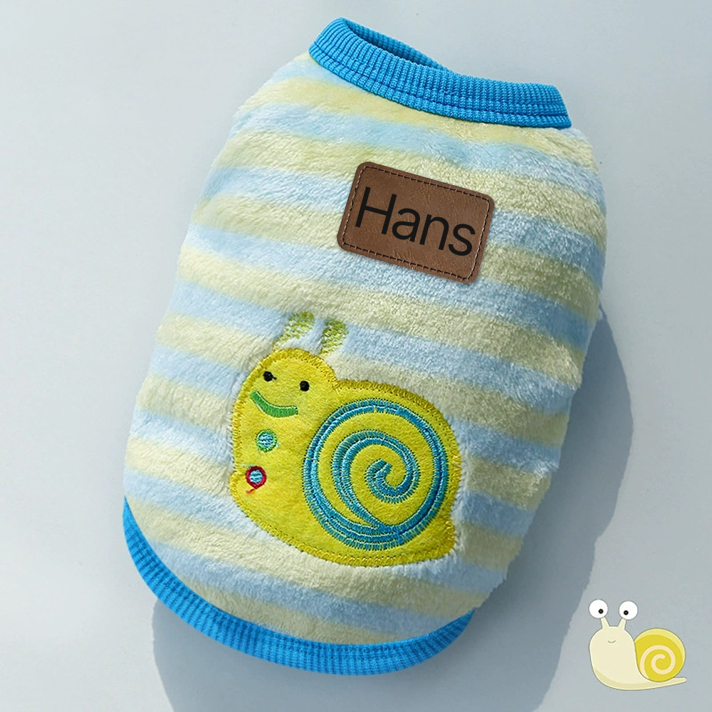 Personalized Cute Pet Soft Plush Fleece Vest | BKPet194