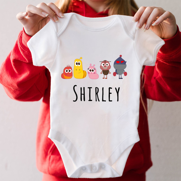 Personalized Larva's Funny Baby Romper | Larva21