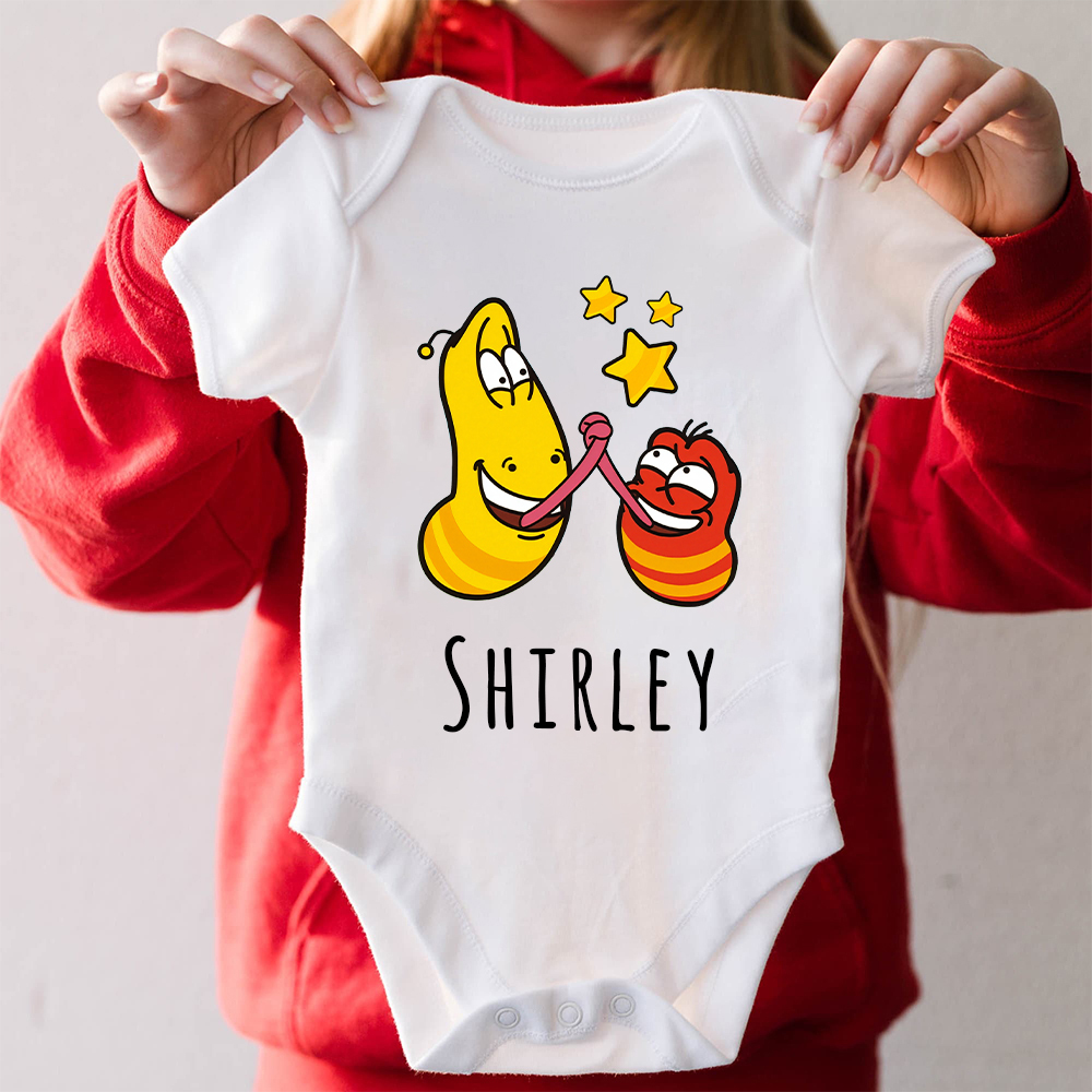 Personalized Larva's Funny Baby Romper | Larva23