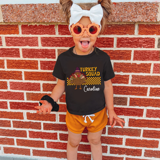 Personalized Turkey Squad Family Matching Shirt | CWThanks09