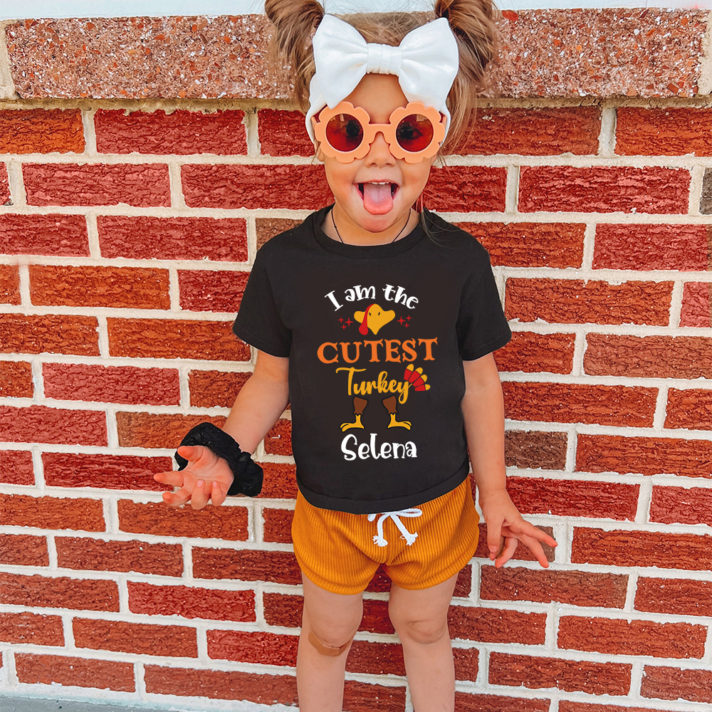 Personalized Thanksgiving Party Family Matching Shirt | CWThanks08