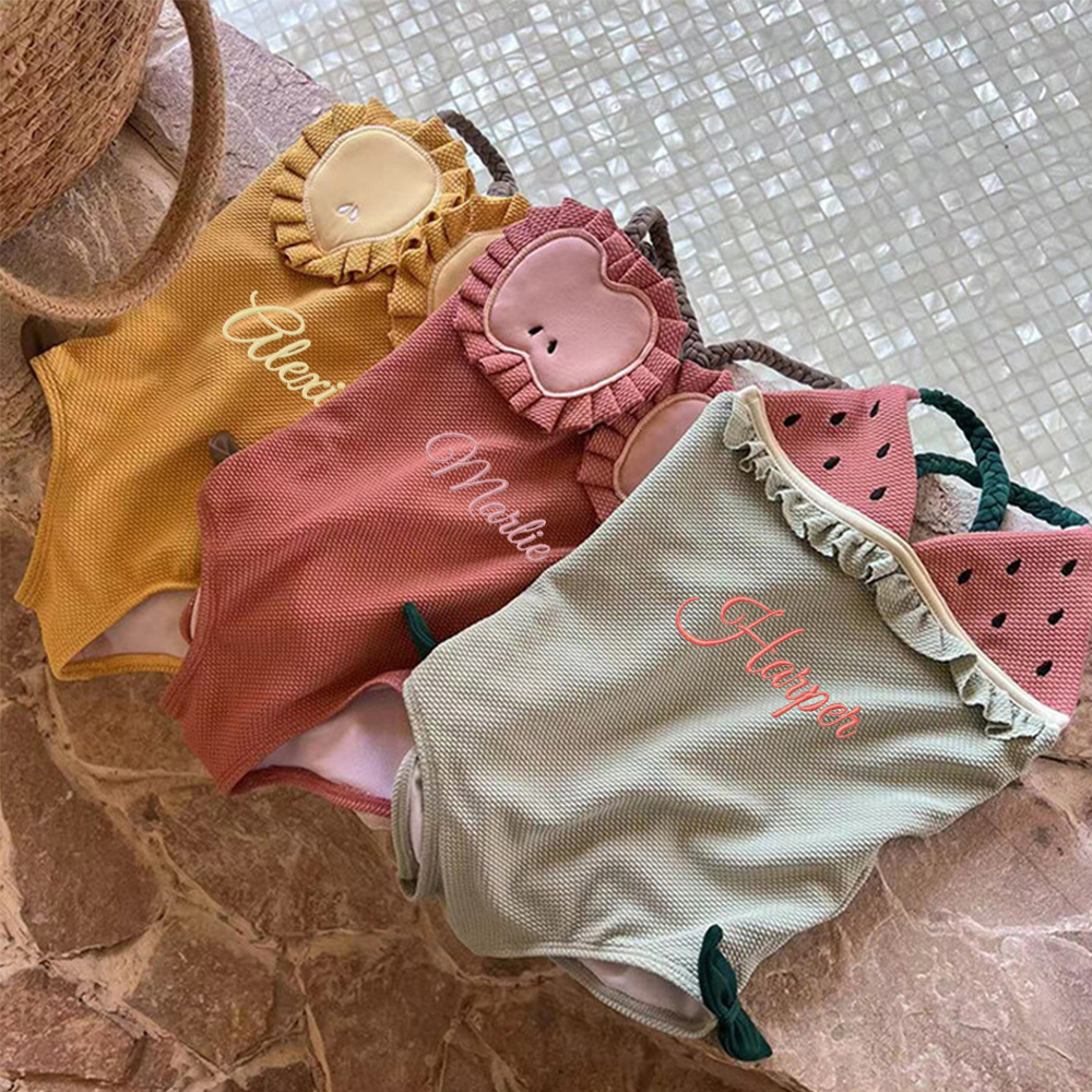 Personalized Embroidery Original Lovely Fruit Swimsuit for Summer | CWBaby56