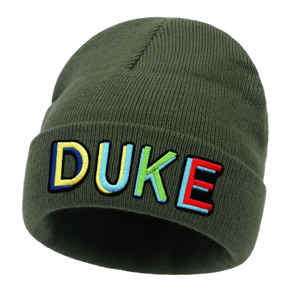 Personalized Colourful Funky Letter Patch Beanies For Kid & Adult | HSKid66