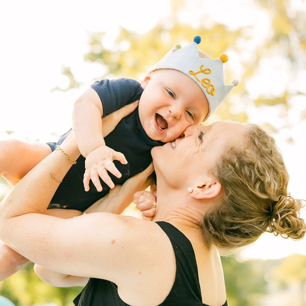 Personalized Hand Embroidered Baby Birthday Party Crown | CWBaby321