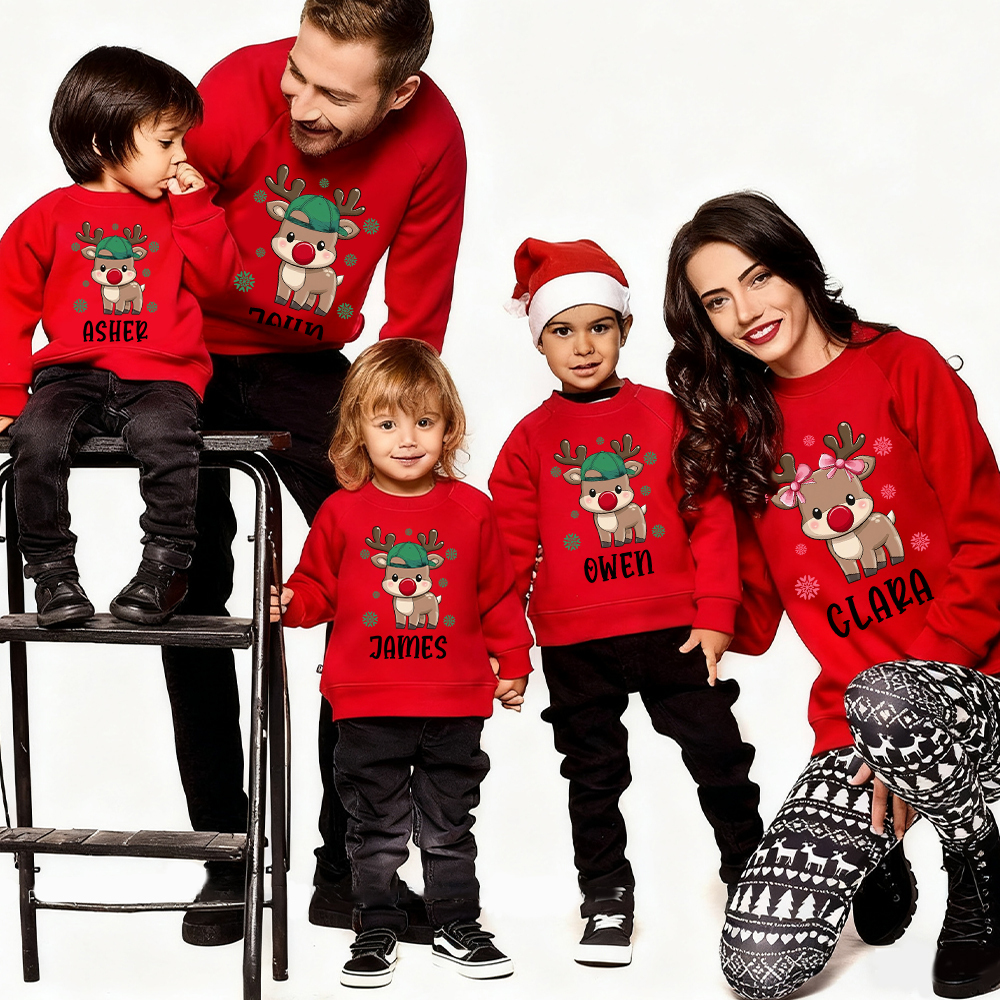 Personalized Christmas Matching Family Sweatshirt | MCGift232
